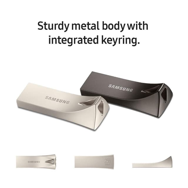 SAMSUNG BAR Plus 3.1 USB Flash Drive, 128GB, 400MB/s